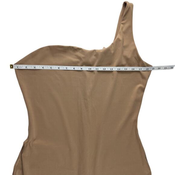 NWT Skims All in One One Shoulder Jumpsuit Nude 3XL - Picture 6 of 9